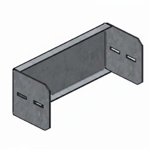 แผ่นปิดหัวท้ายรางไวร์เวย์ 2"x3"