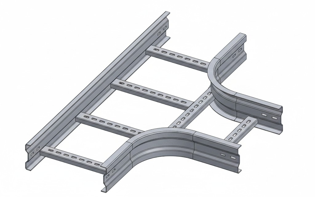 สามทางเคเบิ้ลแลดเดอร์ 100x100 mm.