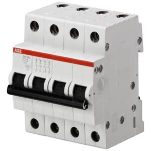 Miniature Circuit Breaker รุ่น SH200-C 4P 10A 6kA. ( SH204-C10)
