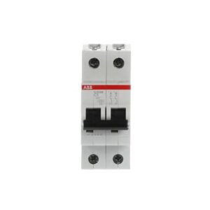 Miniature Circuit Breaker - S200M - 2P - 1 A - C - (AC) 10 kA ( S202M-C1)