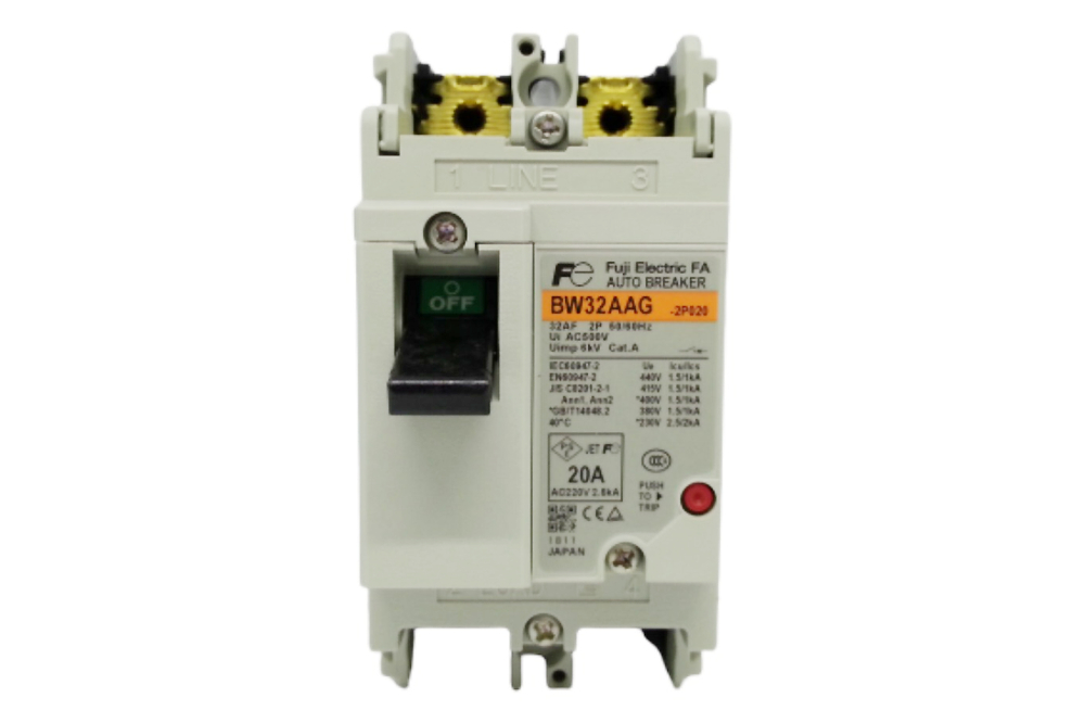 Fuji Electric Breaker ฟูจิ เบรกเกอร์ รุ่น BW32AAG 2 Pole 20A